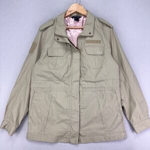 5.11 Tactical Taclite M-65 Jacket Womens XL Khaki Utility Waterproof Safari Work